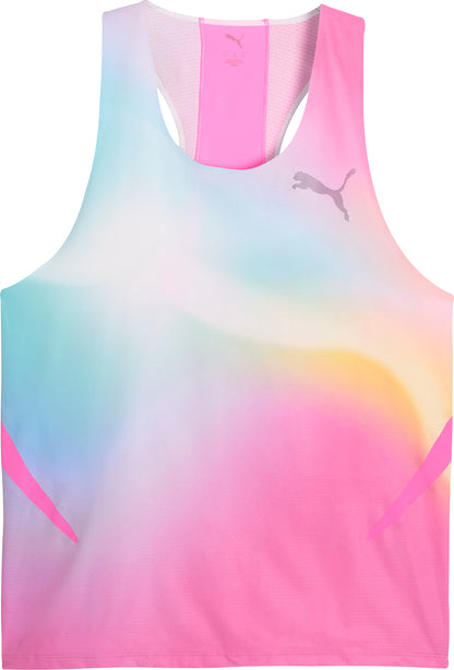 Puma LightSpeed UltraWeave Graphic Mens Running Vest - Pink