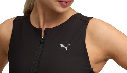 Puma LightStride Womens Running Crop Top - Black