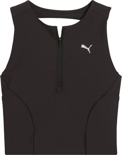 Puma LightStride Womens Running Crop Top - Black