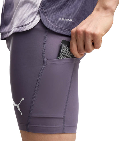 Puma Lightspeed 8 Inch Mens Short Running Tights - Grey