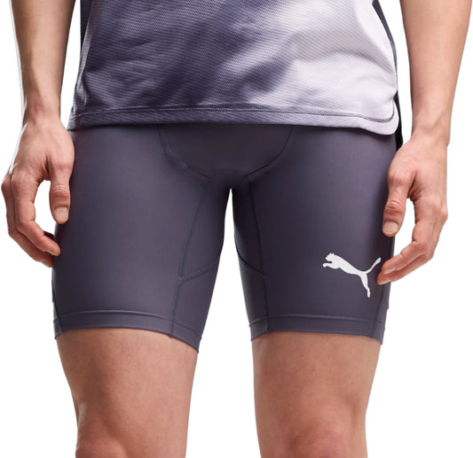 Puma Lightspeed 8 Inch Mens Short Running Tights - Grey