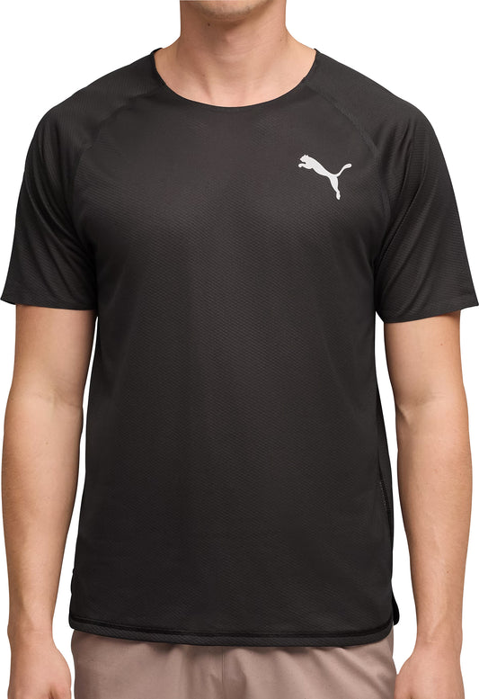 Puma LightSpeed Short Sleeve Mens Running Top - Black