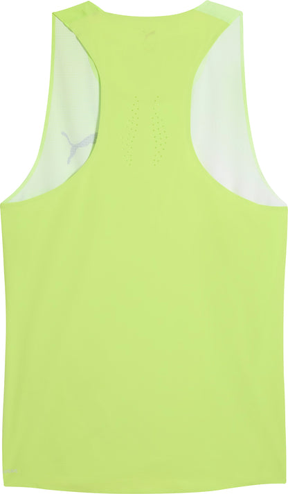 Puma LightSpeed UltraWeave Graphic Mens Running Vest - Green