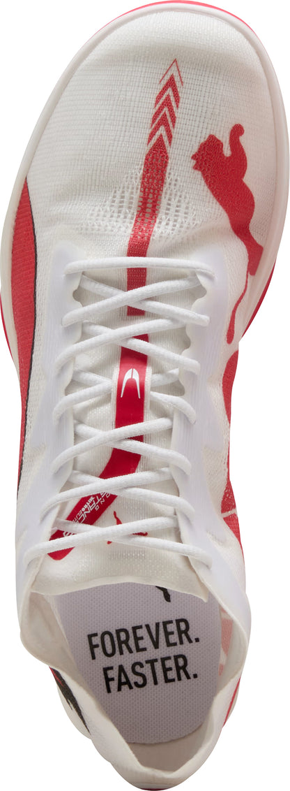 Puma Long Distance Nitro Elite 3 Running Spikes - White