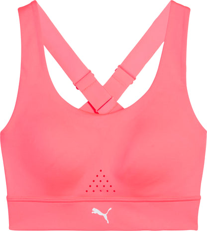 Puma PWRbreathe Womens Running Sports Bra - Pink