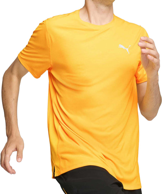 Puma Performance Short Sleeve Mens Training Top - Orange