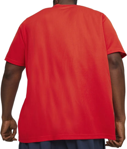Puma Performance Short Sleeve Mens Training Top - Red
