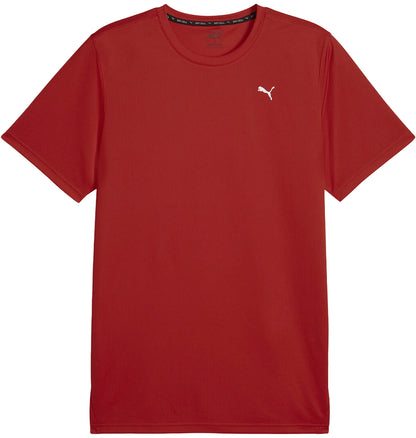 Puma Performance Short Sleeve Mens Training Top - Red