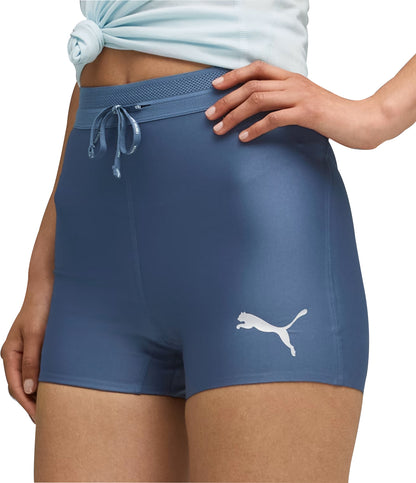 Puma Raceday Ultraform 3 Inch Womens Short Running Tights - Blue