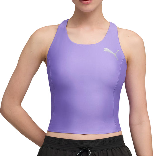 Puma Raceday UltraForm Womens Running Crop Top - Purple
