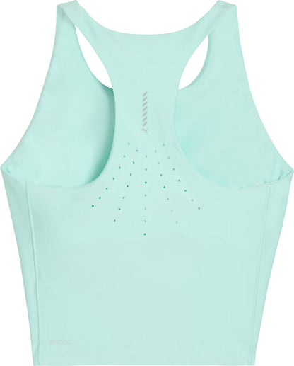 Puma Raceday UltraForm Womens Running Crop Top - Green