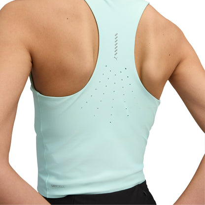 Puma Raceday UltraForm Womens Running Crop Top - Green