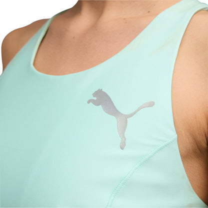 Puma Raceday UltraForm Womens Running Crop Top - Green