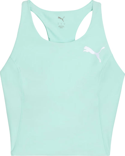 Puma Raceday UltraForm Womens Running Crop Top - Green