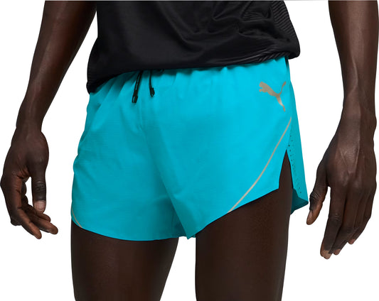 Puma Raceday Ultraweave 3 Inch Split Mens Running Shorts - Blue