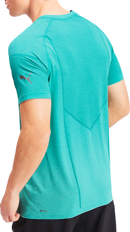Puma Reactive evoKNIT Short Sleeve Mens Training Top - Blue