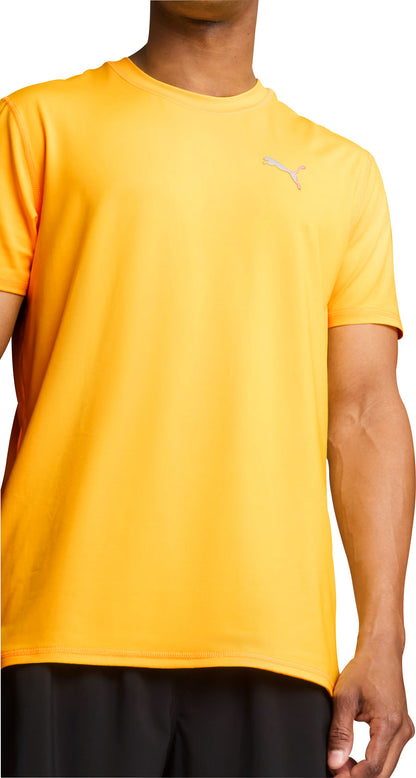 Puma Run Cloudspun Short Sleeve Mens Running Top - Orange