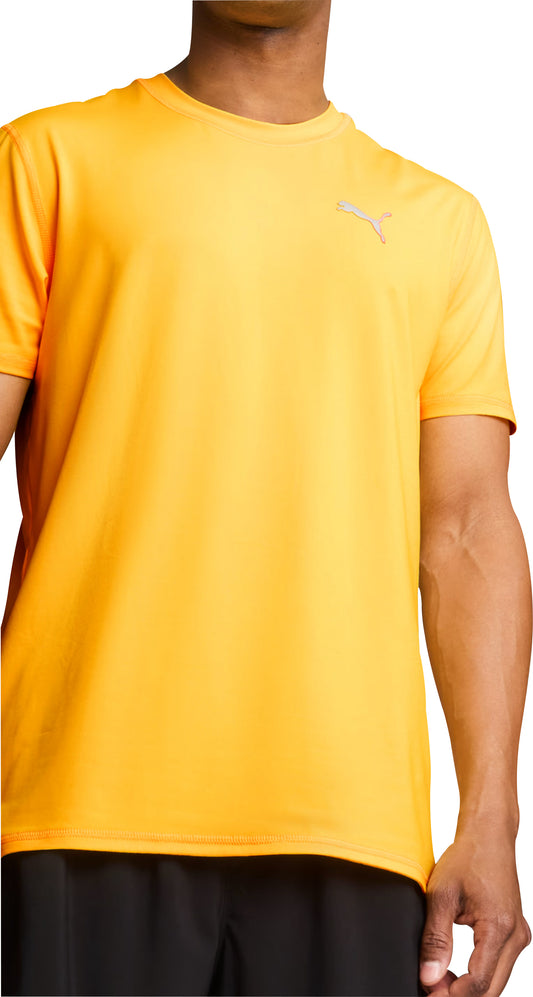 Puma Cloudspun Short Sleeve Mens Running Top - Orange