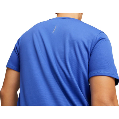 Puma Run Favourite Logo Short Sleeve Mens Running Top - Blue