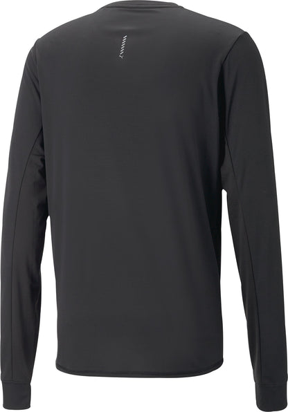 Puma Fun Favourite Long Sleeve Mens Running Top - Black
