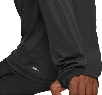 Puma Fun Favourite Long Sleeve Mens Running Top - Black