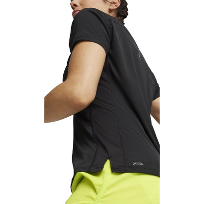 Puma Run Favourite Velocity Short Sleeve Womens Running Top - Black