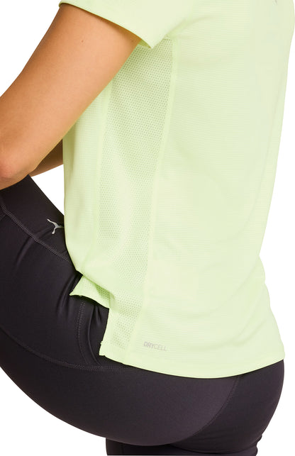 Puma Run Favourite Velocity Short Sleeve Womens Running Top - Green