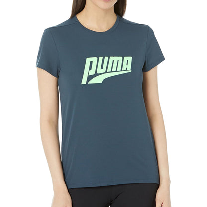 Puma Run Logo Short Sleeve Top