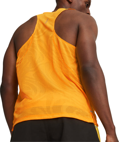 Puma Run Ultraspun Mens Running Vest - Orange