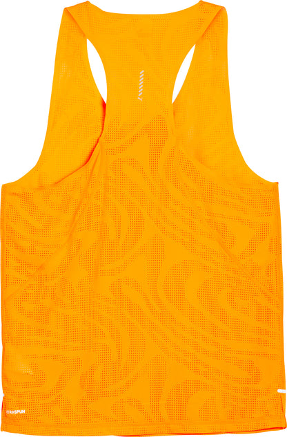 Puma Run Ultraspun Mens Running Vest - Orange