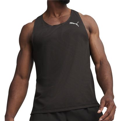 Puma Run Ultraspun Mens Running Vest - Black