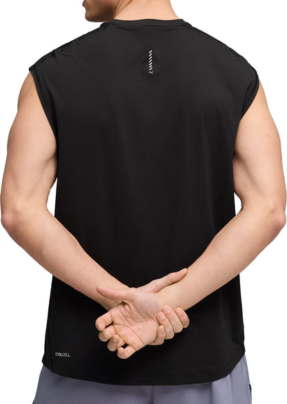 Puma Run coolCELL Mens Running Vest - Black