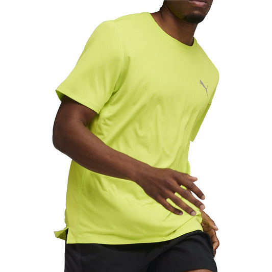 Puma Run Favourite Velocity Short Sleeve Mens Running Top - Green