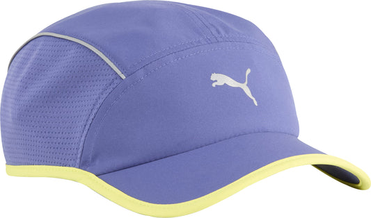 Puma Runner Short Visor 5 Panel Running Cap - Blue