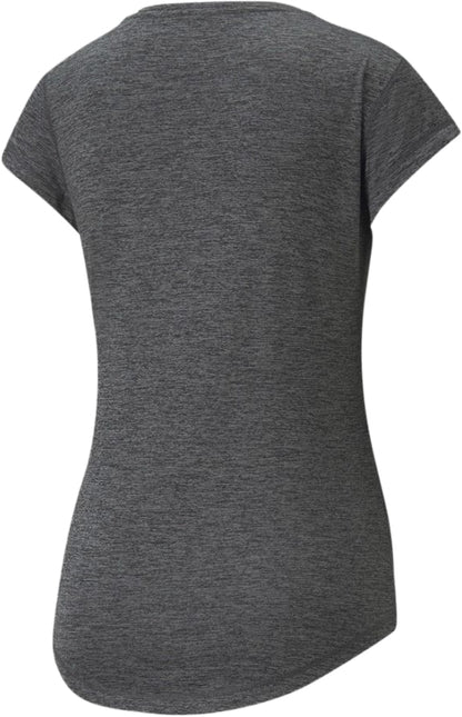 Puma Favourite Heather Cat Short Sleeve Womens Training Top - Black