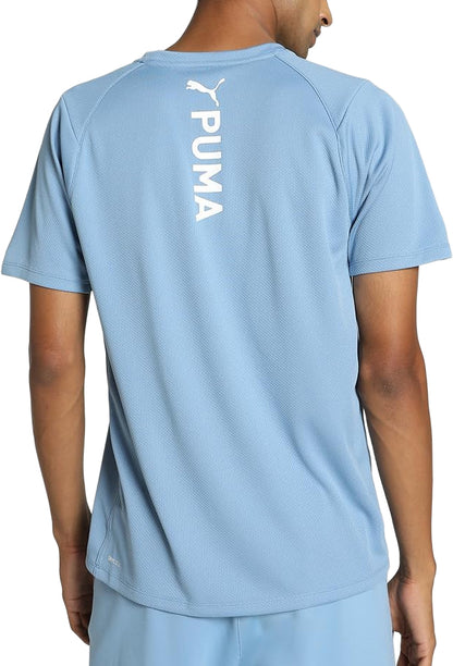 Puma UltraBreathe Short Sleeve Mens Training Top - Blue