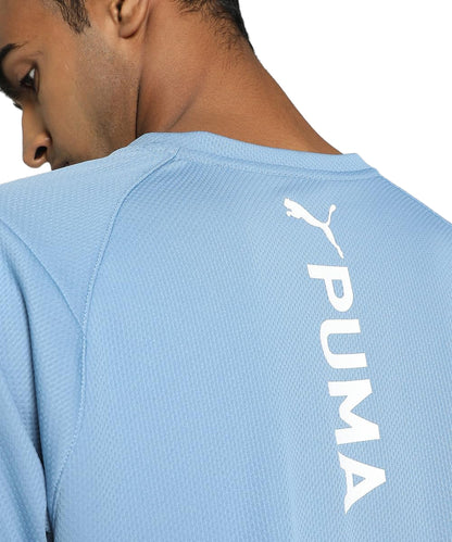 Puma UltraBreathe Short Sleeve Mens Training Top - Blue