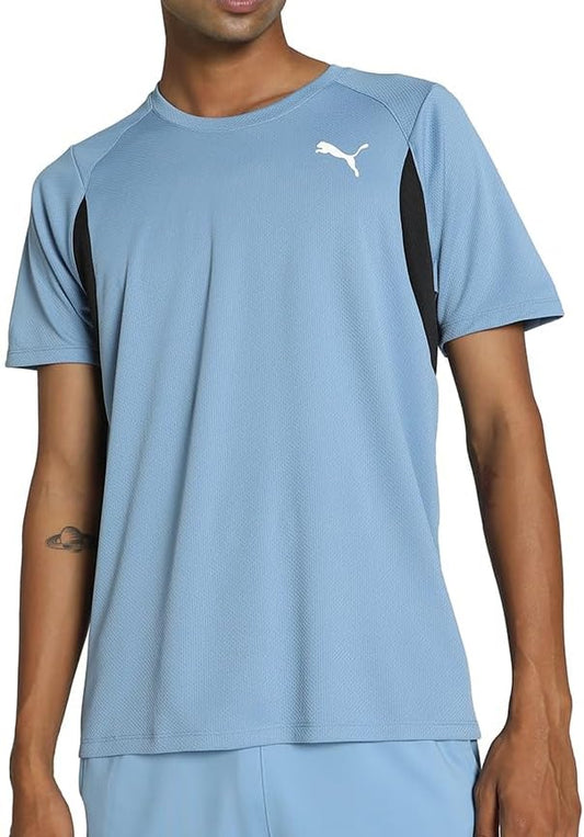 Puma UltraBreathe Short Sleeve Mens Training Top - Blue