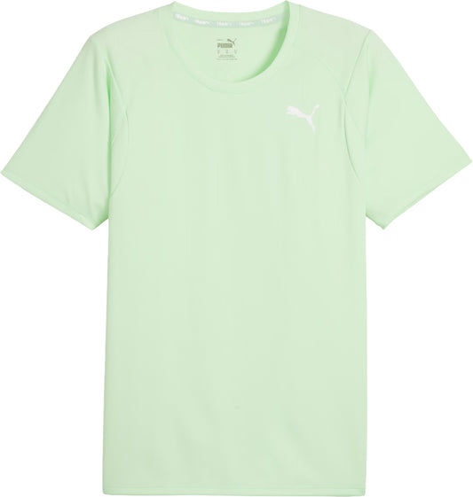 Puma UltraBreathe Short Sleeve Mens Training Top - Green