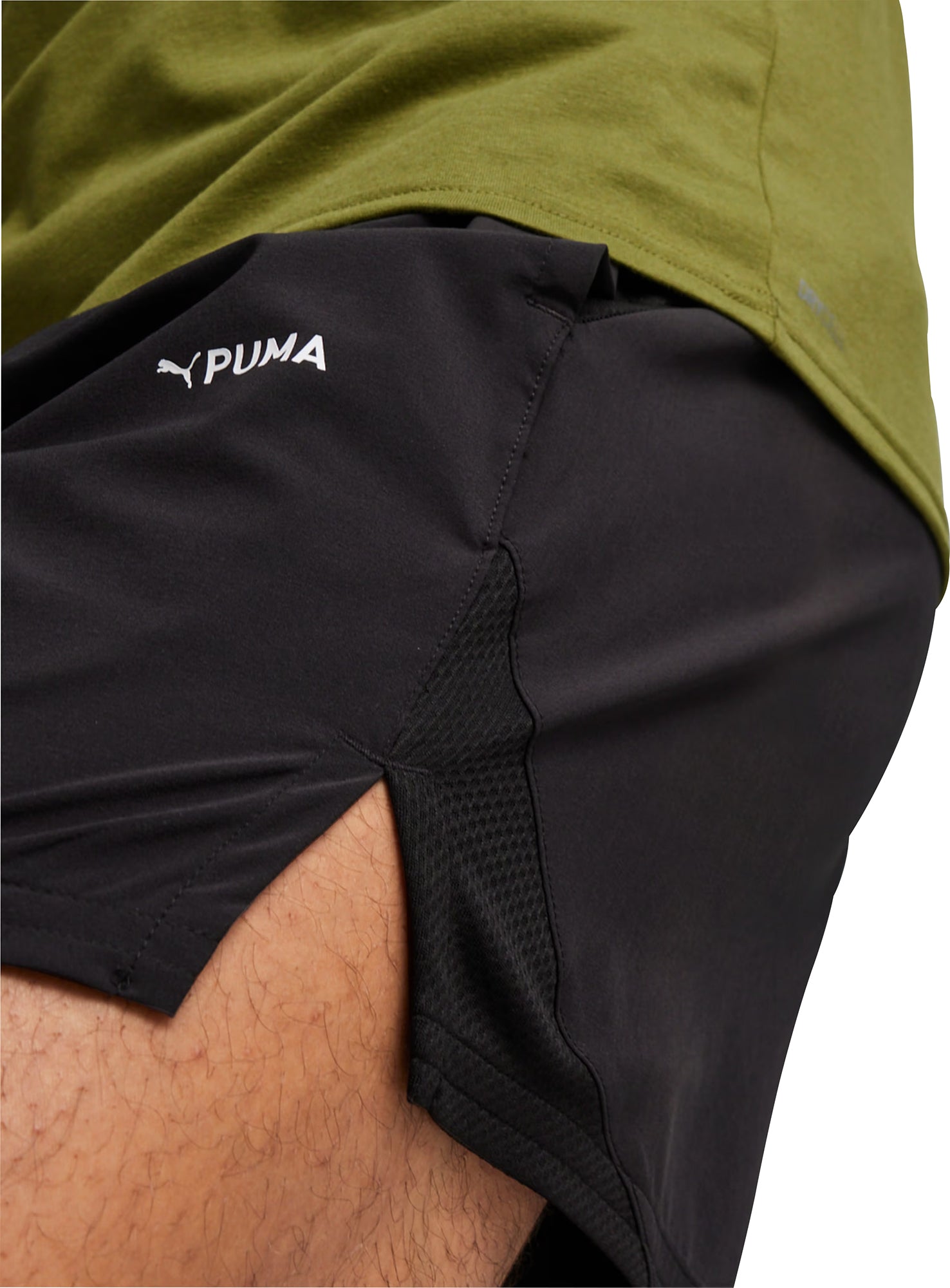 Puma Ultrabreathe Stretch 5 Inch Mens Training Shorts Black Start Fitness
