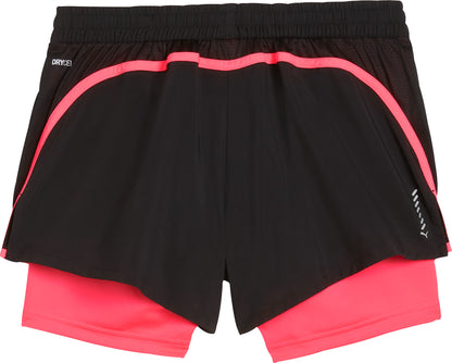 Puma Velocity 2 In 1 Womens Running Shorts - Black