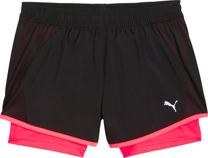 Puma Velocity 2 In 1 Womens Running Shorts - Black