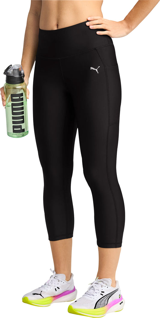 Puma Velocity Womens 3/4 Capri Running Tights - Black
