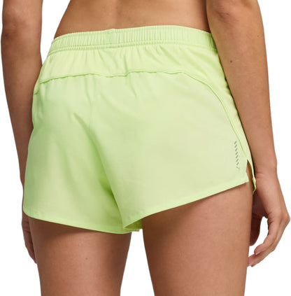 Puma Velocity 3 Inch Womens Running Shorts - Green