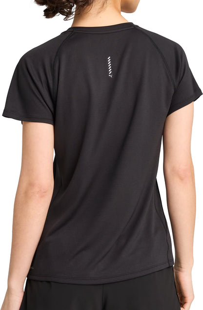 Puma Velocity Short Sleeve Womens Running Top - Black
