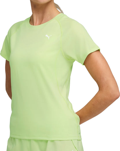 Puma Velocity Short Sleeve Womens Running Top - Green
