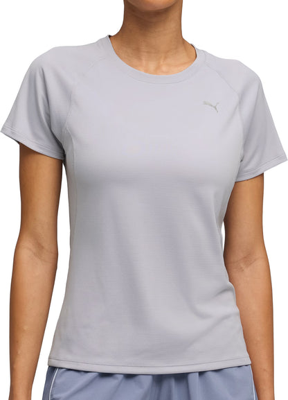 Puma Velocity Short Sleeve Womens Running Top - Grey