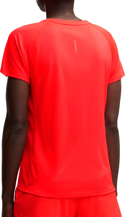 Puma Velocity Short Sleeve Womens Running Top - Red