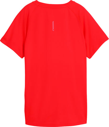 Puma Velocity Short Sleeve Womens Running Top - Red