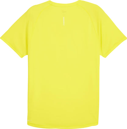 Puma Velocity Short Sleeve Mens Running Top - Yellow